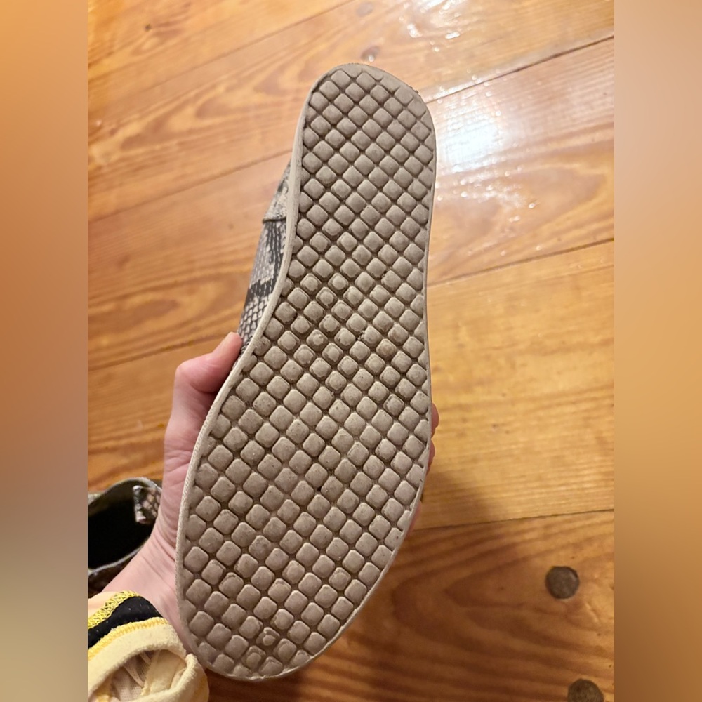 Steven Madden Snake Print Ankle Wedgie Sneakers - Picture 10 of 13